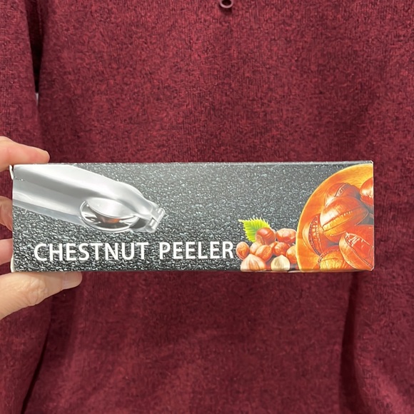 New in Box Stainless Steel Chestnut Peeler - Picture 2 of 11